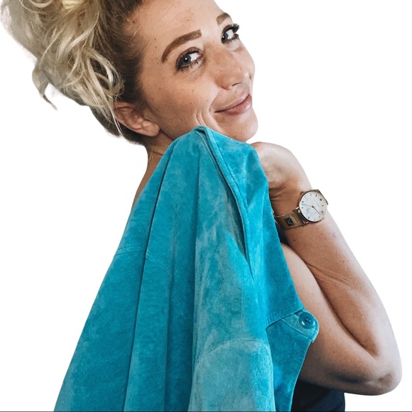 Pendleton Turquoise Suede Jacket - Picture 5 of 8